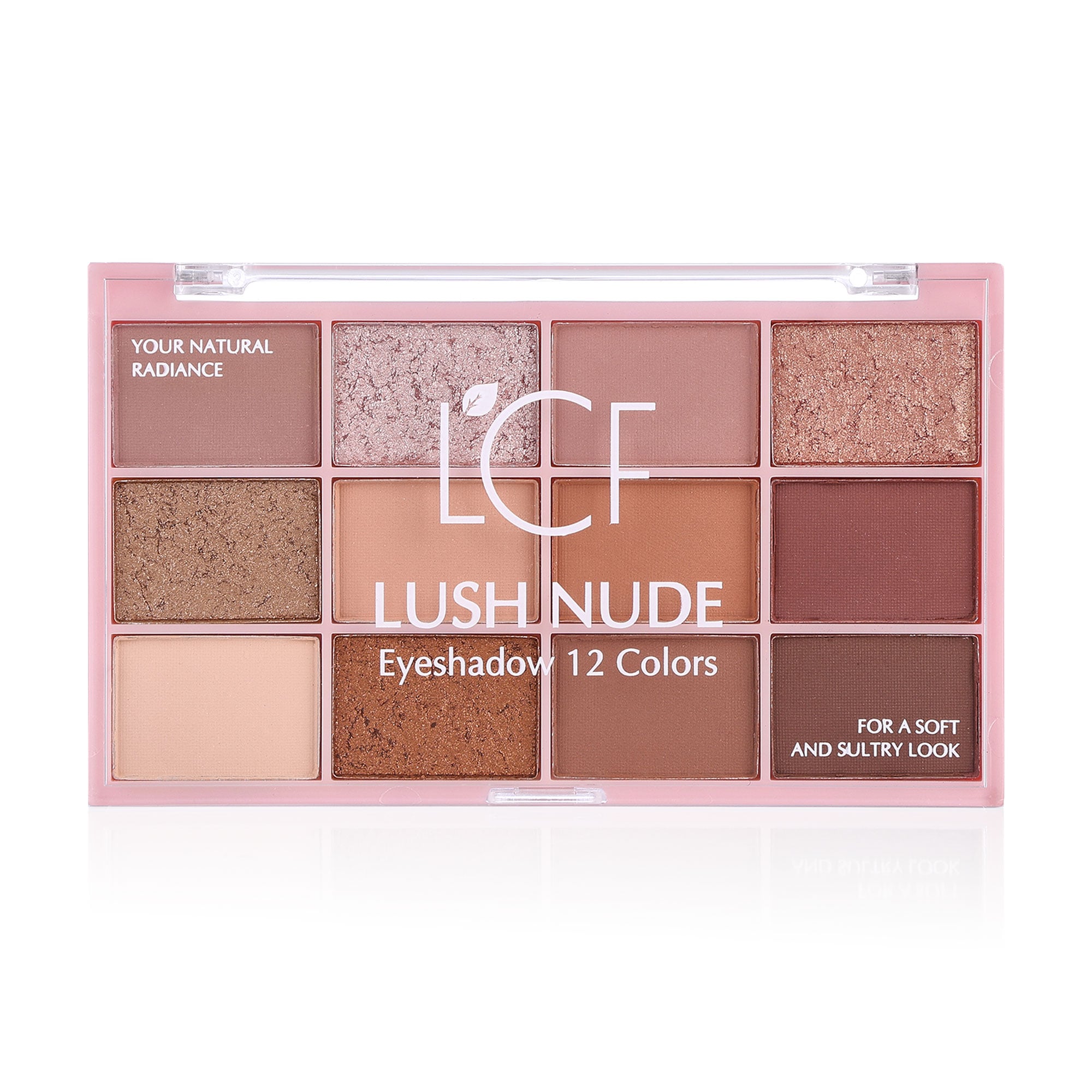 Палетка тіней для повік LCF Lush Nude Eyeshadow 12 Colors, 10 г